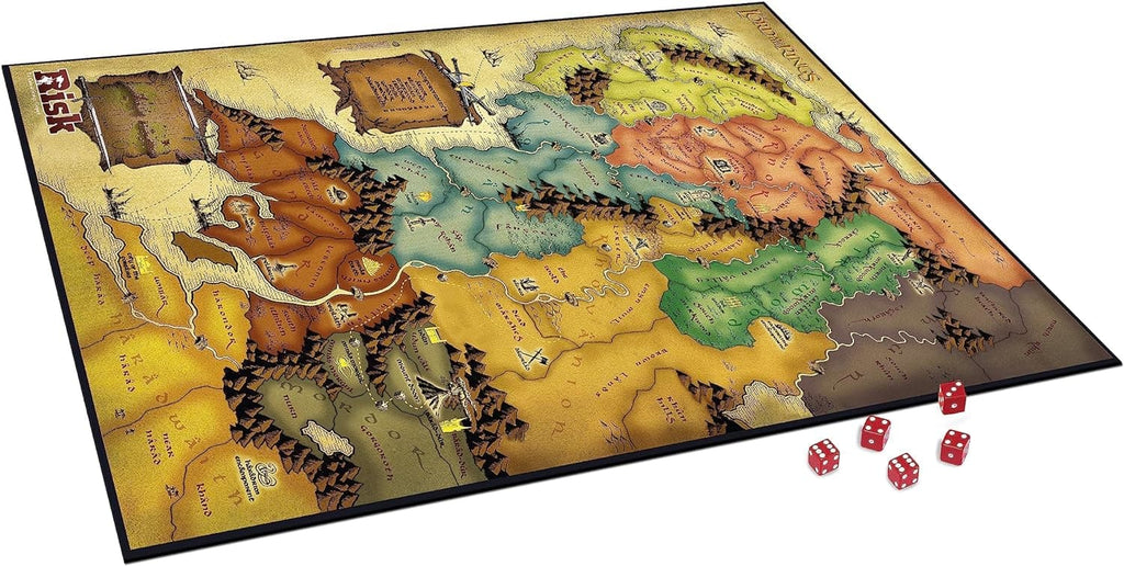 Winning Moves Lord of the Rings RISK Strategy Board Game, Join the ...