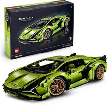 LEGO Technic Lamborghini Sián FKP 37 Race Car Model (42115) – Advanced Collectible Set for Adults, Ideal for Men & Women