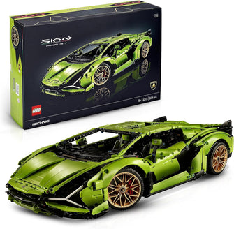 LEGO Technic Lamborghini Sián FKP 37 Race Car Model (42115) – Advanced Collectible Set for Adults, Ideal for Men & Women