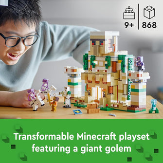 Buy Alann Trading Limited,LEGO Minecraft The Iron Golem Fortress, Buildable Castle Toy which Transforms into Large Figure, with 7 Characters includ. Crystal Knight, Skeleton Horsemen and a Charged Creeper 21250 - Gadcet UK | UK | London | Scotland | Wales| Near Me | Cheap | Pay In 3 | Toys & Games