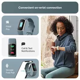 Buy Fitbit,Fitbit Charge 5 Fitness Tracker - Platinum / Blue -  Advanced Health Tracker with GPS, Stress & Readiness Scores, Vibrant Display & 7-Day Battery. - Gadcet UK | UK | London | Scotland | Wales| Ireland | Near Me | Cheap | Pay In 3 | Watches