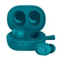 JLab JBuds Air True Wireless Earbuds - Bluetooth Earphones with USB Charging Case, IP55 Sweat-Resistant, Custom EQ3 Sound, Aqua Teal