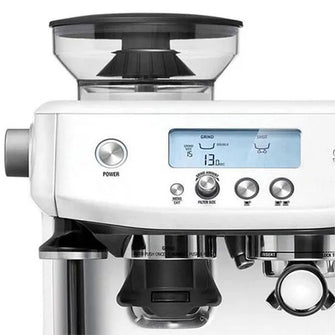 Sage Barista Pro Coffee Machine - Sea Salt, Espresso Maker with Grinder and Steam Wand