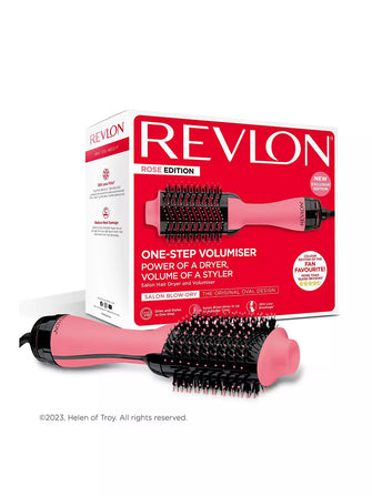 Revlon One-Step Hair Dryer and Volumiser New Rose Edition