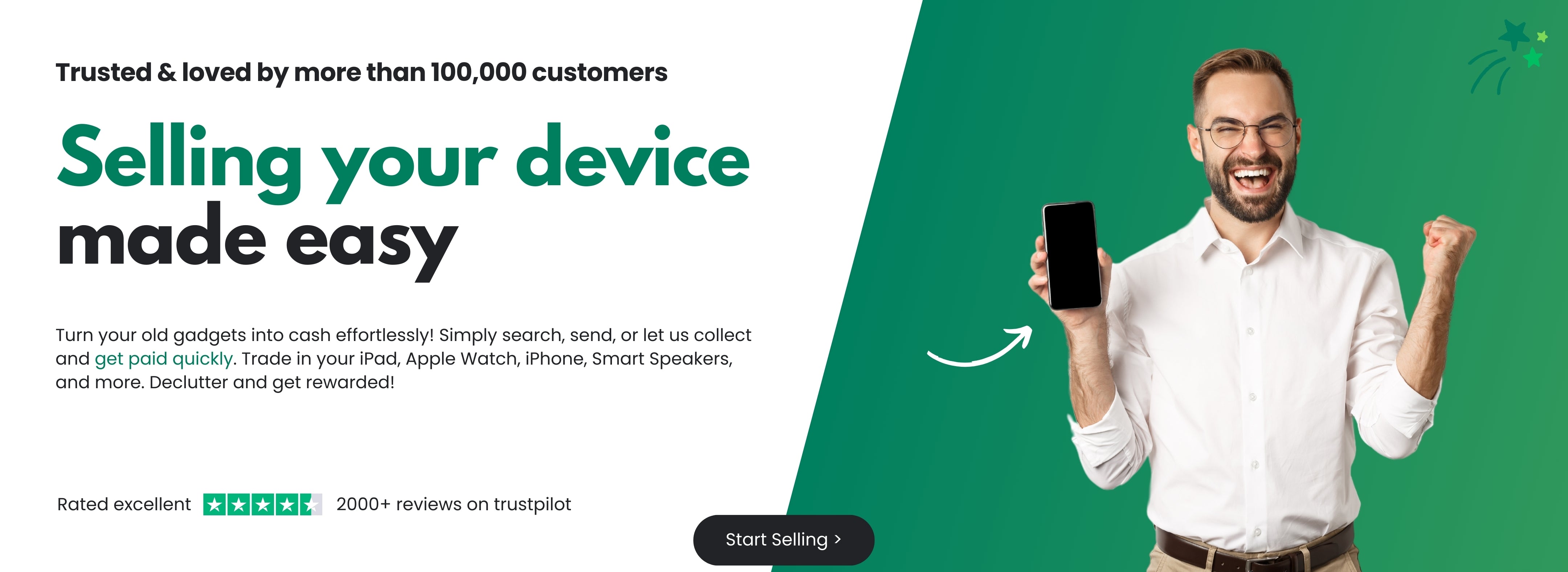 Get the Most Cash for Your Device at Gadcet.com - Sell Your Used Electronics Today. We offer competitive pricing to ensure you get the best value for your old phones, laptops, and gadgets. Quick and easy process to trade-in and get cash instantly.