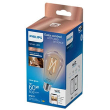 Philips Smart LED Filament Bulb clear 7W (Eq.60W) ST64 E27