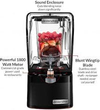 Blendtec 1800W Blender, Made In USA Heavy Duty Mixer with Touch Interface & 11 Speed Slider + Pulse, Sound Enclosure, Preprogrammed Cycles for Smoothie Maker, Ice Crush & More- Black Professional 800