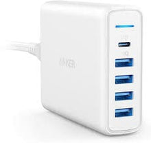 Buy Anker,Anker PowerPort 60 W 6-Port Family-Sized Desktop USB Charger with PowerIQ Technology for Smartphones - White - Gadcet UK | UK | London | Scotland | Wales| Near Me | Cheap | Pay In 3 | Power Adapters & Chargers