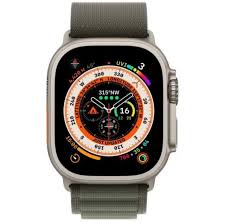 Apple Watch Ultra (GPS + Cellular, 49mm) - Titanium Case with Green Loop