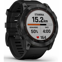 Garmin Fenix 7X Sapphire Solar HRM GPS Multisport Watch Black