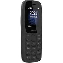 Nokia 105 2G Feature Phone – Long-Lasting Battery, 12 Hours Talk-Time, Wireless FM Radio, Large Display, Tactile Keyboard, Dual SIM – Charcoal