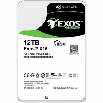 Buy Seagate,Seagate 12TB Exos X16 512E 3.5-inch SATA 7200 RPM Mechanical Hard Disk - Gadcet UK | UK | London | Scotland | Wales| Ireland | Near Me | Cheap | Pay In 3 | Hardware Accessories