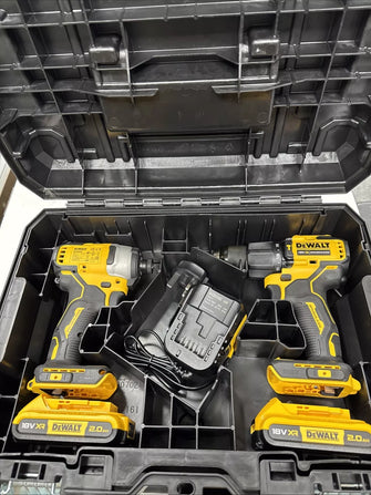 DeWalt 18V XR Brushless Compact Combi, Impact Driver & Multi-Tool 3 Piece Kit - DCK326D2T-GB