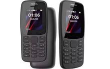 Nokia 106 Mobile Phone Dual SIM Black Unlocked