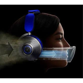 Dyson Zone Wireless Bluetooth Noise-Cancelling Air Purifying Headphones - Blue - 10