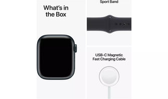 Apple,Apple Watch Series 8 GPS 41mm Midnight Alu Case/Midnight Sport Band - Gadcet.com
