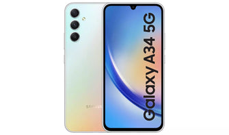 Samsung,Samsung Galaxy A34 5G 8GB RAM, 128GB Storage, Dual Sim, Awesome Silver - Unlocked - International Model - Gadcet.com