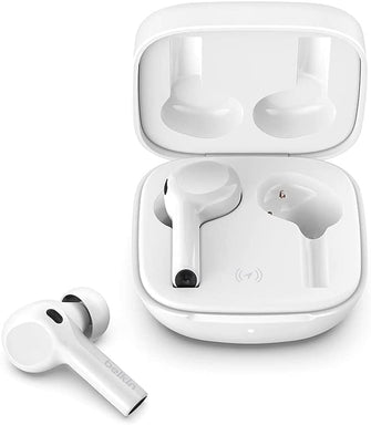 Belkin,Belkin Wireless Bluetooth Earphones, SOUNDFORM Freedom True Wireless Earbuds with Wireless Charging Case IPX5 Certified Sweat and Water Resistant with Deep Bass for iPhones and Androids - White - Gadcet.com