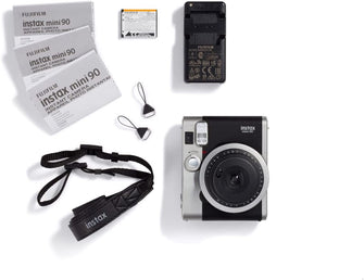 FUJIFILM,Fujifilm instax mini 90 Neo Classic Spot Camera - Black - Gadcet.com