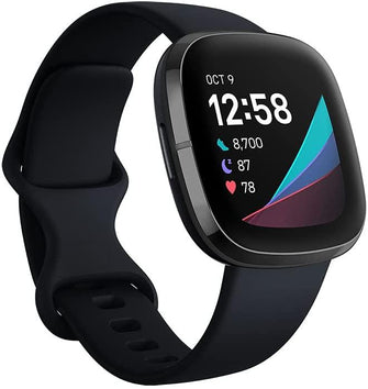 Buy Fitbit,Fitbit Sense Smart Watch - Carbon Graphite - Gadcet.com | UK | London | Scotland | Wales| Ireland | Near Me | Cheap | Pay In 3 | smart watch