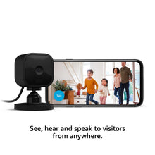 Blink Mini | Indoor plug-in pet security camera, 1080p HD day and night video, motion detection, two-way audio, easy setup, Alexa enabled, Blink Subscription Plan Free Trial — 1 camera (Black) - 3