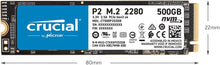 Buy Crucial,Crucial P2 500GB M.2 PCIe Gen3 NVMe Internal SSD - Up to 2400MB/s - CT500P2SSD8 - Gadcet.com | UK | London | Scotland | Wales| Ireland | Near Me | Cheap | Pay In 3 | ssd
