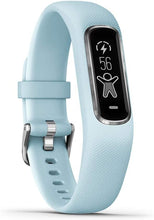Garmin Vivosmart 4 Smart Activity Tracker with Wrist-Based Heart Rate and Fitness Monitoring Tools, Azure Blue, Small/Medium - Gadcet.com