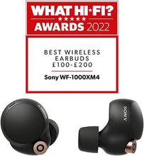 Sony WF1000XM4 True Wireless Noise Cancelling Earbuds-Black
