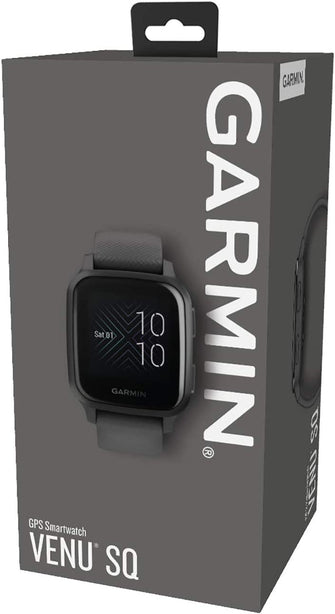 Garmin,Garmin Venu Sq Smart Watch - Shadow Grey/Slate Bezel - Gadcet.com