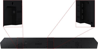 Samsung,Samsung Q990B Soundbar Speaker (2022) - 11.1.4ch 3D Object Tracking Surround Sound System With Wireless Dolby Atmos DTS:X & Alexa Built-In, Rear Speakers & Subwoofer With Night & Voice Enhancement - Gadcet.com