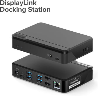 ALOGIC Universal Twin HD Docking Station Dual Display 1080p@60Hz, 2x HDMI, 1 x USB-C 3.1(5G), 4 x USB-A 3.0(5G), 1 x Audio, 1 x Gigabit Ethernet Lock slot– DUTHD - 5