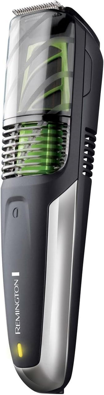 Remington Mens Beard and Stubble Trimmer with Vacuum Chamber to Catch Trimmed Hair - MB6850 - 1