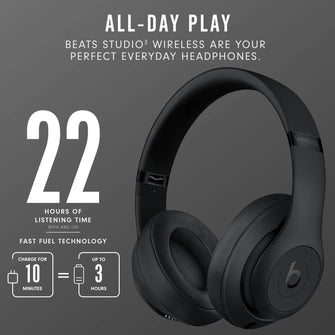 Buy Beats,Beats by Dre Studio 3 Wireless Over-Ear Headphones - Black - Gadcet.com | UK | London | Scotland | Wales| Ireland | Near Me | Cheap | Pay In 3 | Headphones