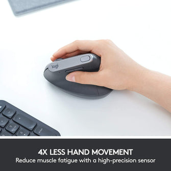 Buy Logitech,Logitech MX Vertical Ergonomic Wireless Mouse, Multi-Device, Bluetooth or 2.4GHz Wireless with USB Unifying Receiver, 4000 DPI Optical Tracking, 4 Buttons, Fast Charging, Laptop/PC/Mac/iPad OS- Black - Gadcet.com | UK | London | Scotland | Wales| Ireland | Near Me | Cheap | Pay In 3 | Computers