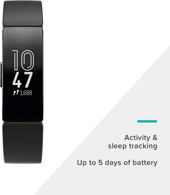 Fitbit Inspire Health & Fitness Tracker, One Size - Black