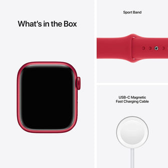 Buy Apple,Apple Watch Series 7 (GPS + Cellular, 41mm) - (PRODUCT)RED Aluminium Case with (PRODUCT)RED Sport Band - Regular - Gadcet.com | UK | London | Scotland | Wales| Ireland | Near Me | Cheap | Pay In 3 | Watches