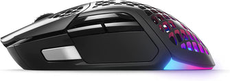 Buy SteelSeries,SteelSeries Aerox 5 Wireless Gaming Mouse – Ultra Lightweight 74g – 9 Buttons – Bluetooth/2.4 GHz – 180 Hr Battery – IP54 Water Resistant – PC/MAC – FPS, MOBA, Battle Royale - Gadcet.com | UK | London | Scotland | Wales| Ireland | Near Me | Cheap | Pay In 3 | Computer Accessories