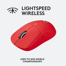 Logitech G Pro X Superlight Wireless Mouse - Red
