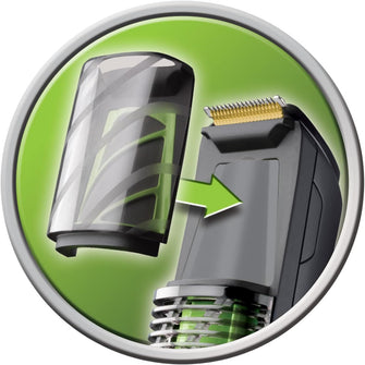 Remington Mens Beard and Stubble Trimmer with Vacuum Chamber to Catch Trimmed Hair - MB6850 - 3