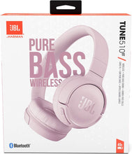 JBL Tune510BT - Wireless on-ear headphones featuring Bluetooth 5.0, up to 40 hours battery life and speed charge, in Rose