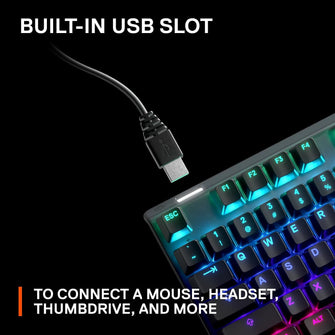 Steelseries Apex Pro Mechanical Gaming Keyboard, OmniPoint Adjustable Switches - 5
