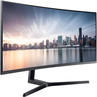 Samsung,Samsung C34H890WGR - CH89 Series - LED monitor - curved - 34" (34" viewable) - 3440 x 1440 Ultra WQHD @ 100 Hz - VA - 300 cd/m² - 3000:1-4 ms - HDMI, DisplayPort, USB-C - silver - Gadcet.com