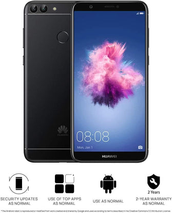 Huawei P Smart (Dual SIM) 32GB Android 8.0 UK version SIM-Free Smartphone - Black