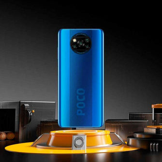 Buy POCO,POCO X3 NFC - 6+64GB Smartphone , 6.67” Snapdragon 732G, 64MP AI Penta-Camera, 5160mAh, Cobalt Blue - Gadcet.com | UK | London | Scotland | Wales| Ireland | Near Me | Cheap | Pay In 3 | Mobile Phones