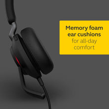 Jabra,Jabra Evolve2 40 PC Headset – Noise Cancelling Microsoft Teams Certified Mono Headphones With 3-Microphone Call Technology – USB-A Cable – Black - Gadcet.com