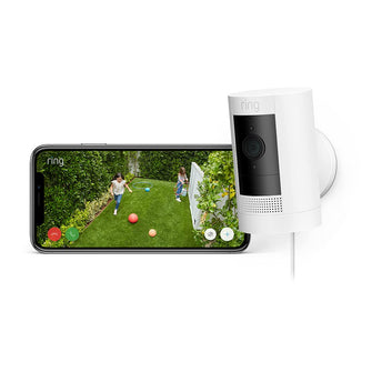 Ring,Ring Outdoor Camera Plug-In (Stick Up Cam) | HD outdoor Security Camera with 1080p video, Two-Way Talk, Wifi, Works with Alexa | alternative to CCTV system - Gadcet.com