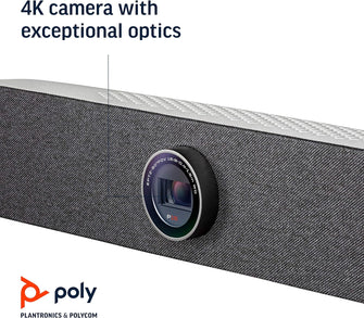Poly Studio P15 Personal Video Bar - Premium 4K Webcam - Camera, Mics & Speaker - 2