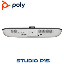 Poly Studio P15 Personal Video Bar - Premium 4K Webcam - Camera, Mics & Speaker - 3