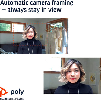 Poly Studio P15 Personal Video Bar - Premium 4K Webcam - Camera, Mics & Speaker - 5