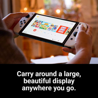 Nintendo Switch OLED Console 64GB - White - 7